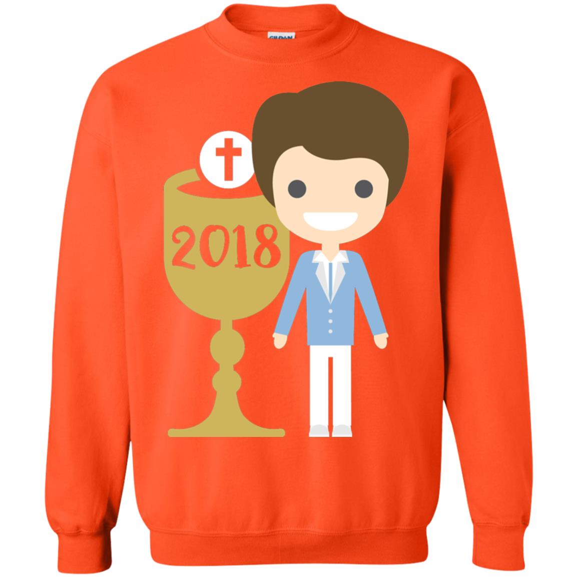 First Communion 2018 1st Holy Communion Shirt Orange