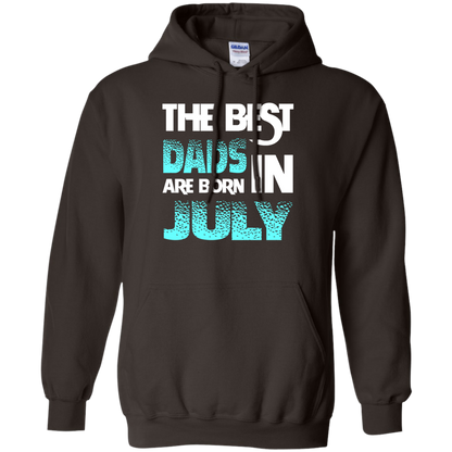 Daddy T-shirt The Best Dads Are Born In July Dark Chocolate
