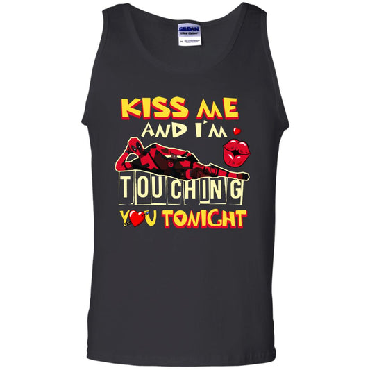 Kiss Me And I'm Touching You Tonight Film Lover T-shirt Black