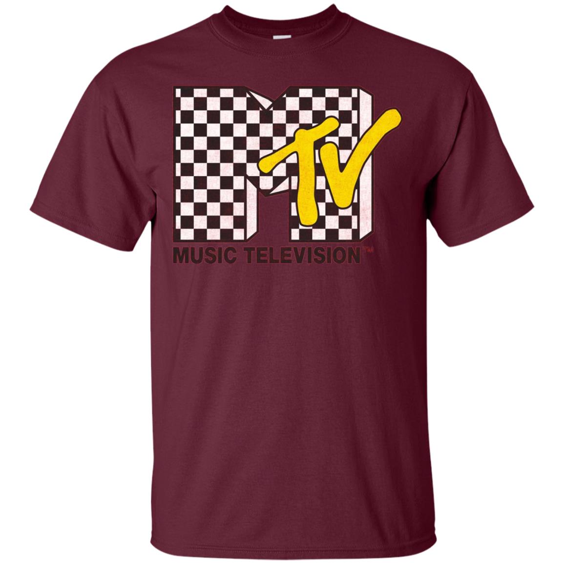 Logo Rock T-shirt Maroon