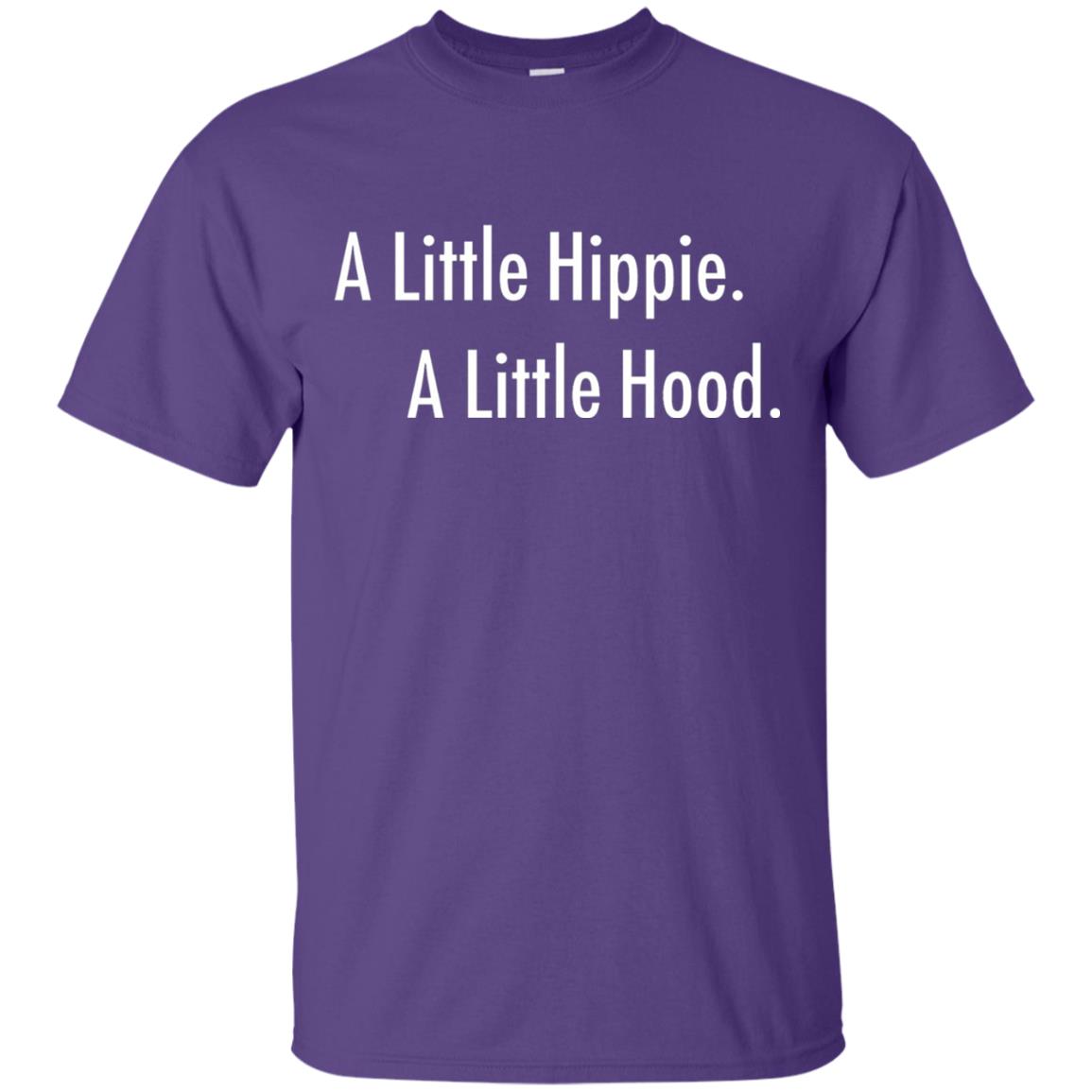 A Little Hippie A Little Hood Shirt Purple
