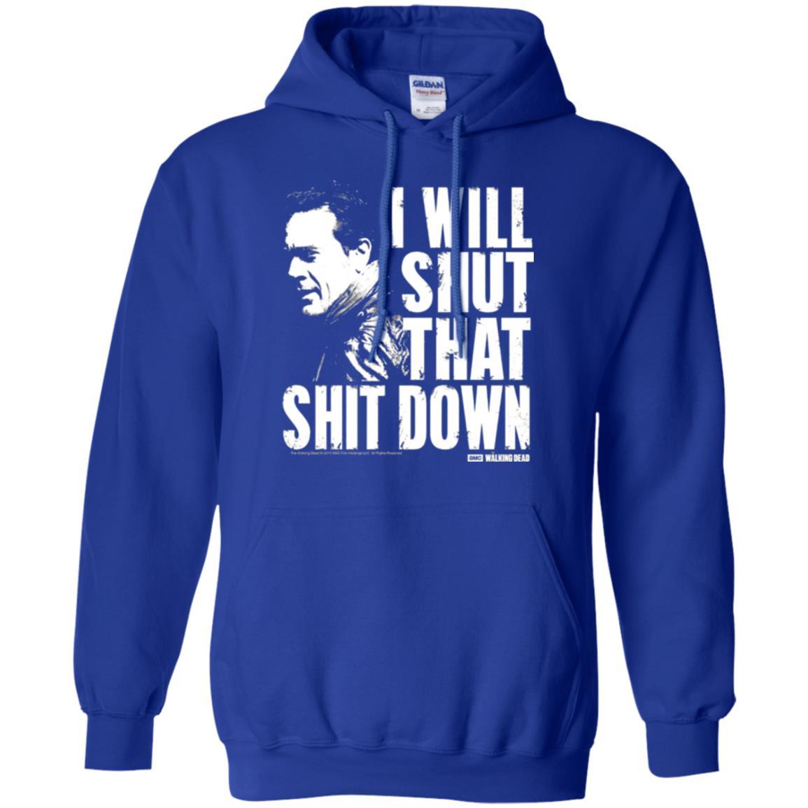 Film T-shirt I Shut That Shit Down Royal