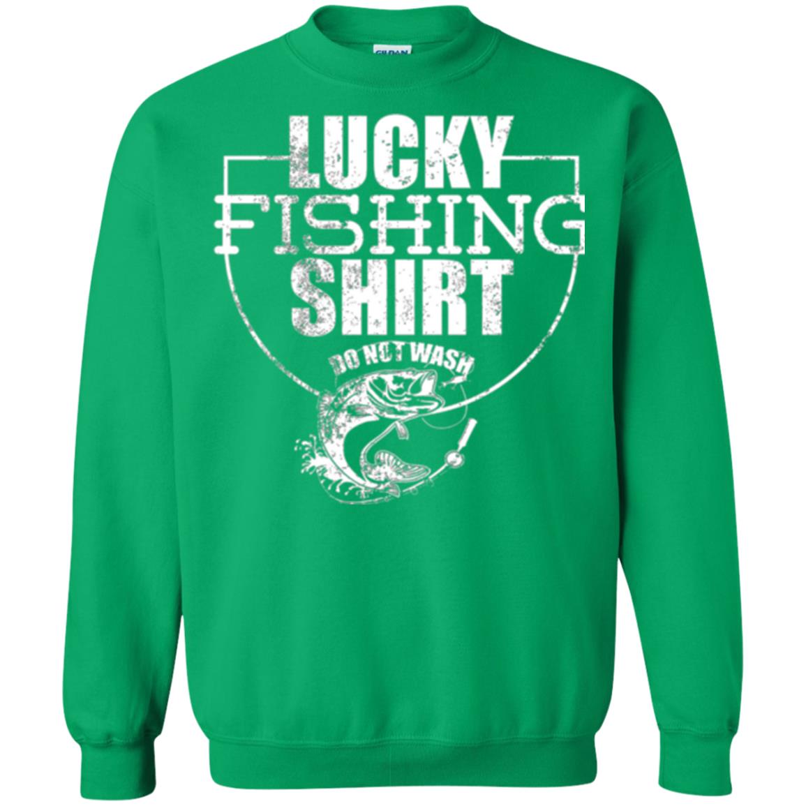 Fisherman T-shirt Lucky Fishing Shirt Do Not Wash Irish Green