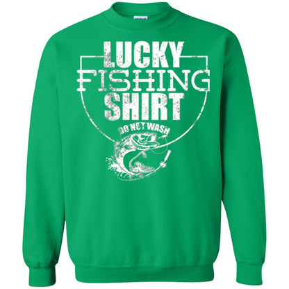 Fisherman T-shirt Lucky Fishing Shirt Do Not Wash Irish Green