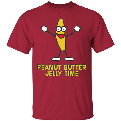 Peanut Butter Jelly Time T-shirt Cardinal