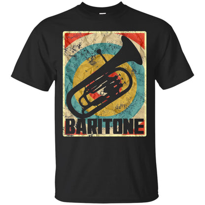Vintage Baritone Horn T-shirt Black
