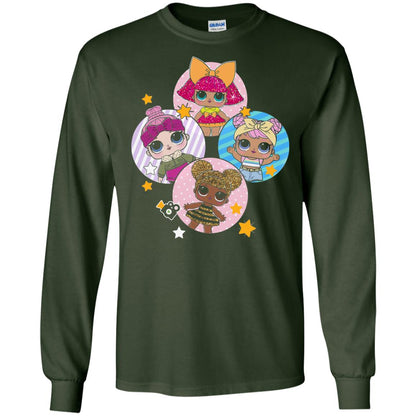 Dolls Lol Birthday #squadgoals Doll Lover T-shirt Forest Green