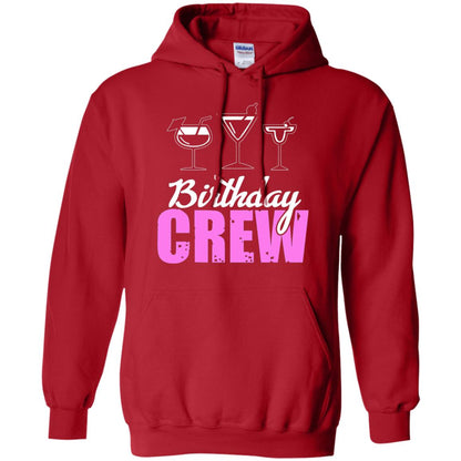 Birthday Crew Funny Girls Birthday Squad T-shirt Red
