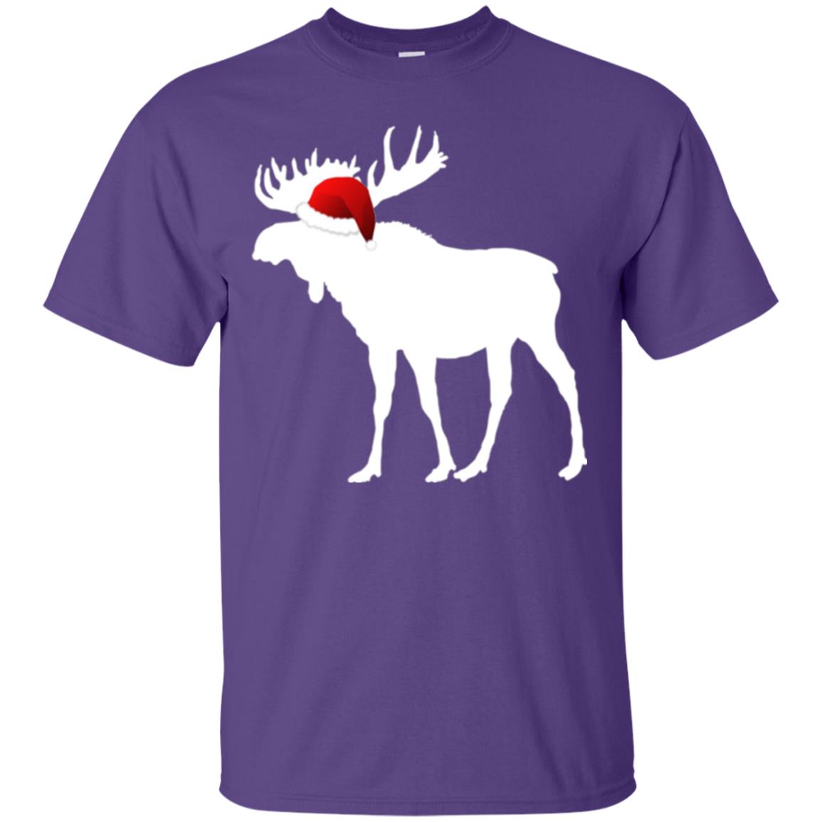 Christmas T-shirt Reindeer Purple