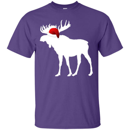 Christmas T-shirt Reindeer Purple