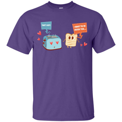 I Want To Be Inside You That_s Hot Funny Sandwich T-shirt Purple