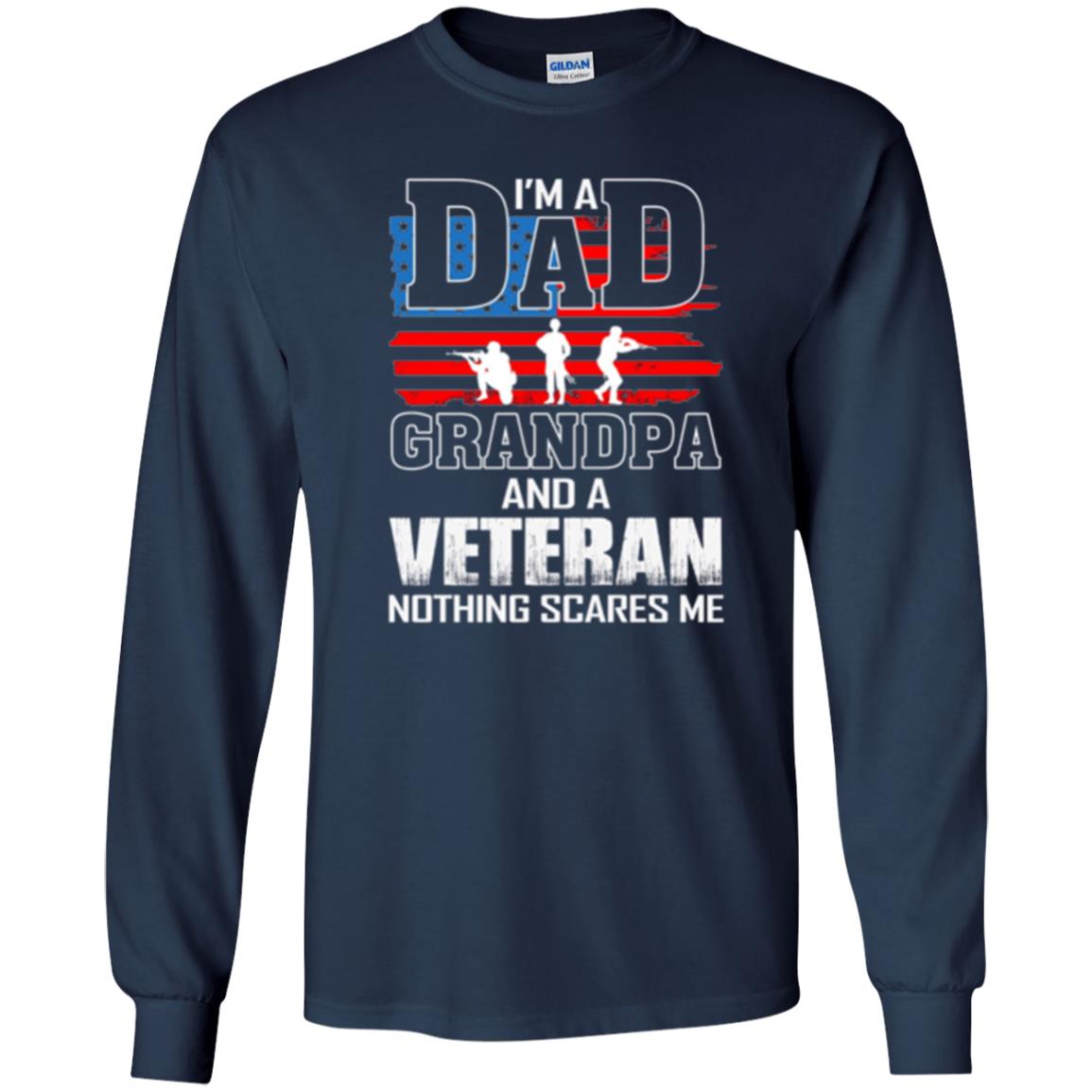 Veteran T-shirt I Am A Dad Grandpa And A Veteran Navy