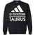 Abadass Taurus ShirtG180 Gildan Crewneck Pullover Sweatshirt 8 oz.