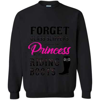 Forget Glass Slippers Princess Wears Riding Boots Black