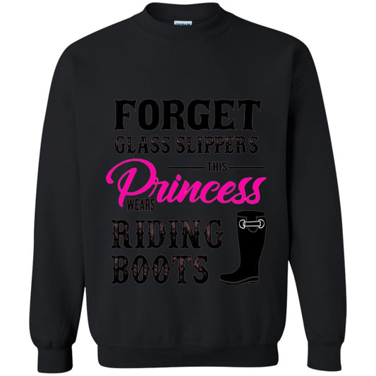 Forget Glass Slippers Princess Wears Riding Boots Black