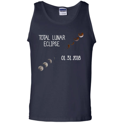 Total Lunar Eclipse 01-31-2018 Celebration Shirt Navy