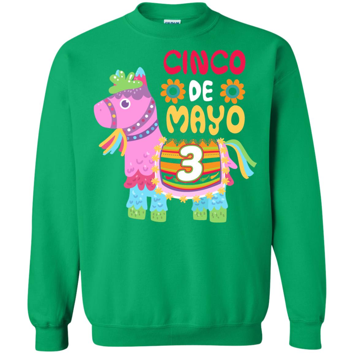 Cinco De Mayo Pinata Jockeys Horse Race 3rd Birthday T-shirt Irish Green