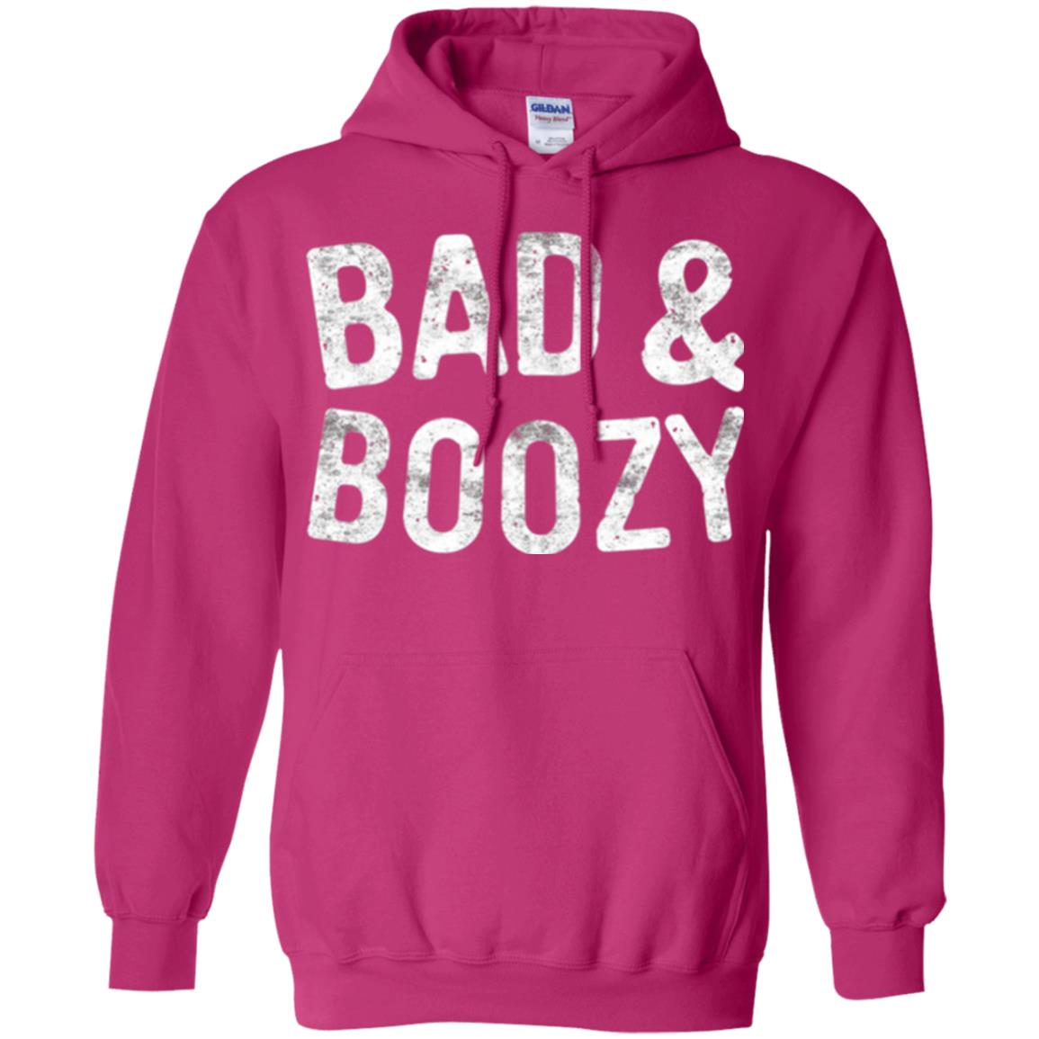 Funny Drinking T-shirt Bad And Boozy Heliconia
