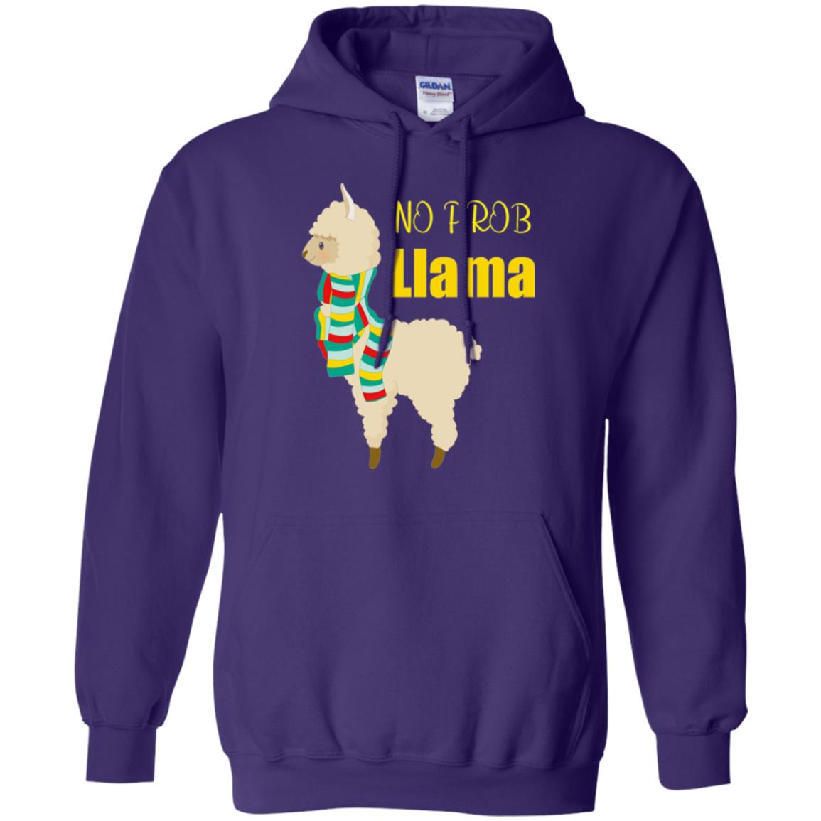 No Prob Llama T-shirt Purple