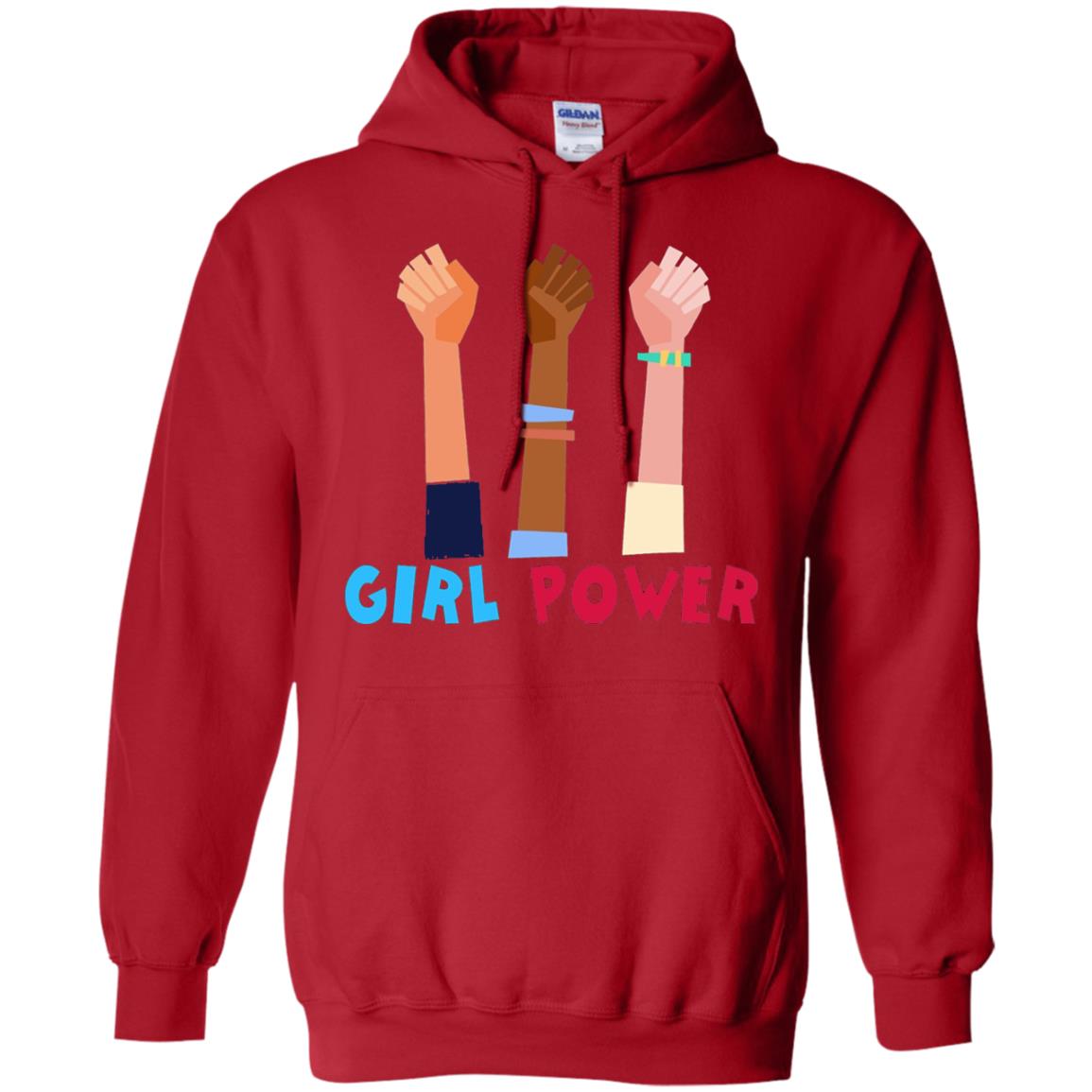 Great Feminist T-shirt Girl Power Red