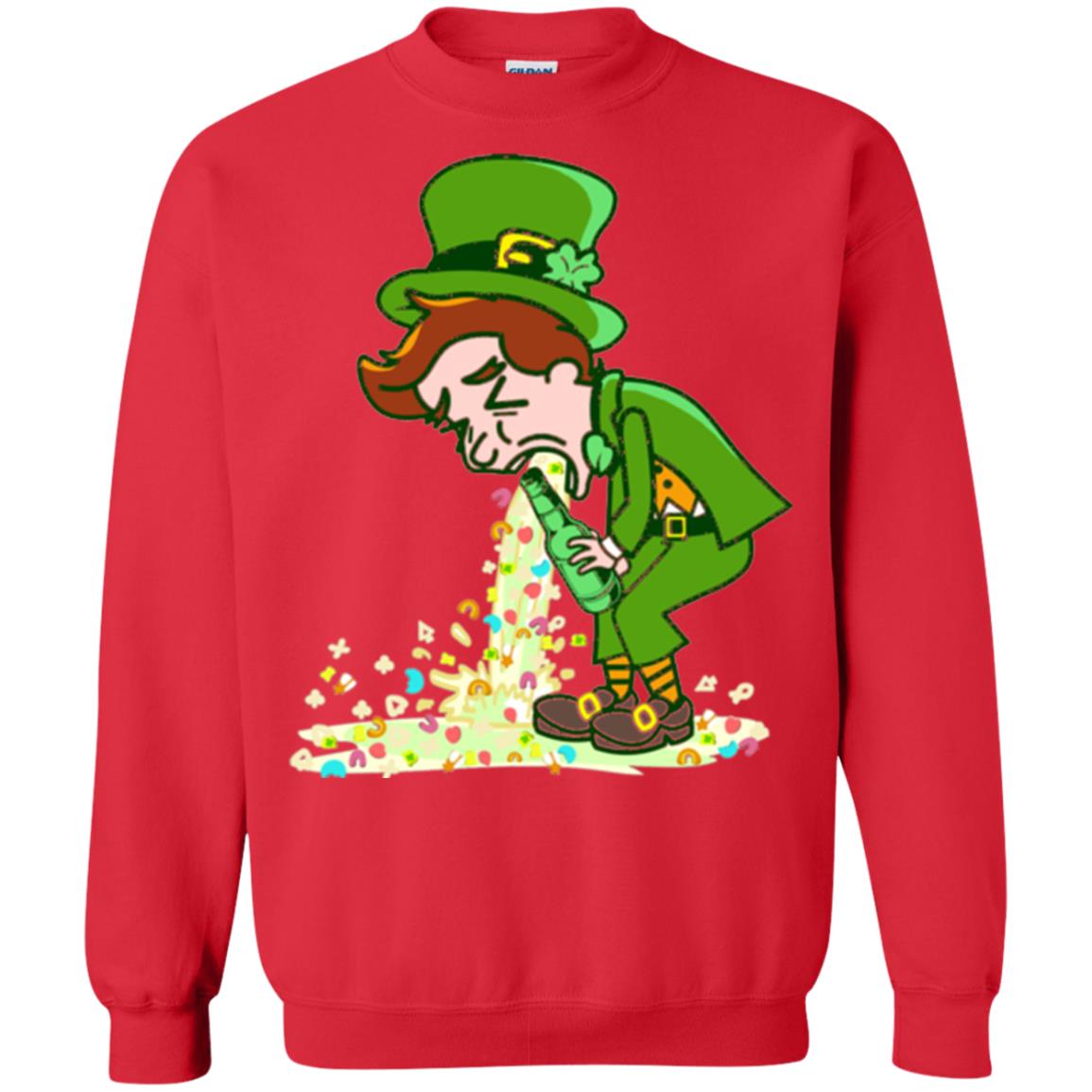 Saint Patty's Day Leprechaun St. Patricks Day T-shirt Red