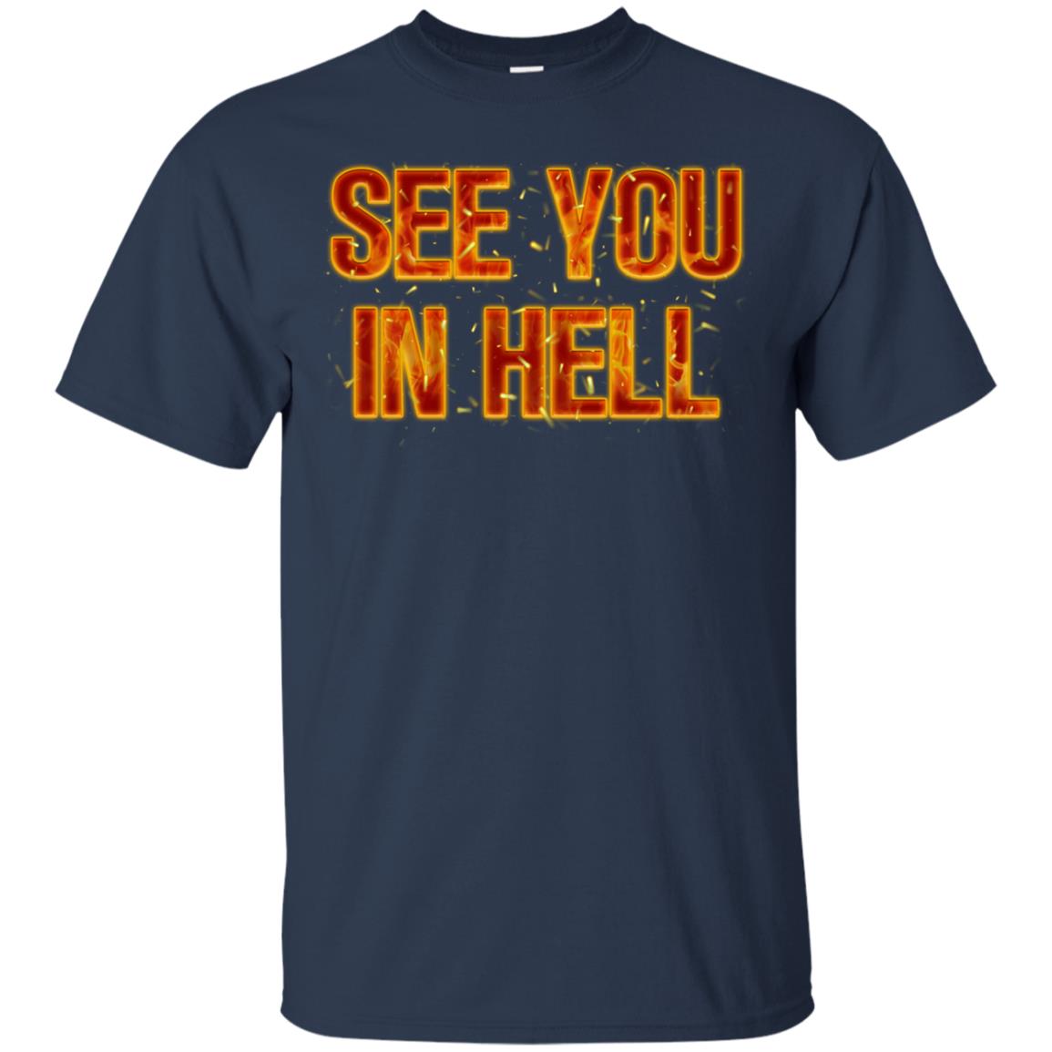 See You In Hell Shirt Navy