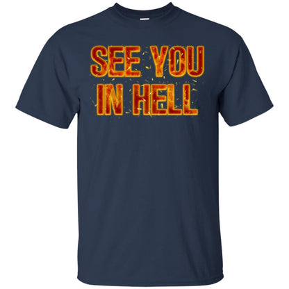 See You In Hell Shirt Navy
