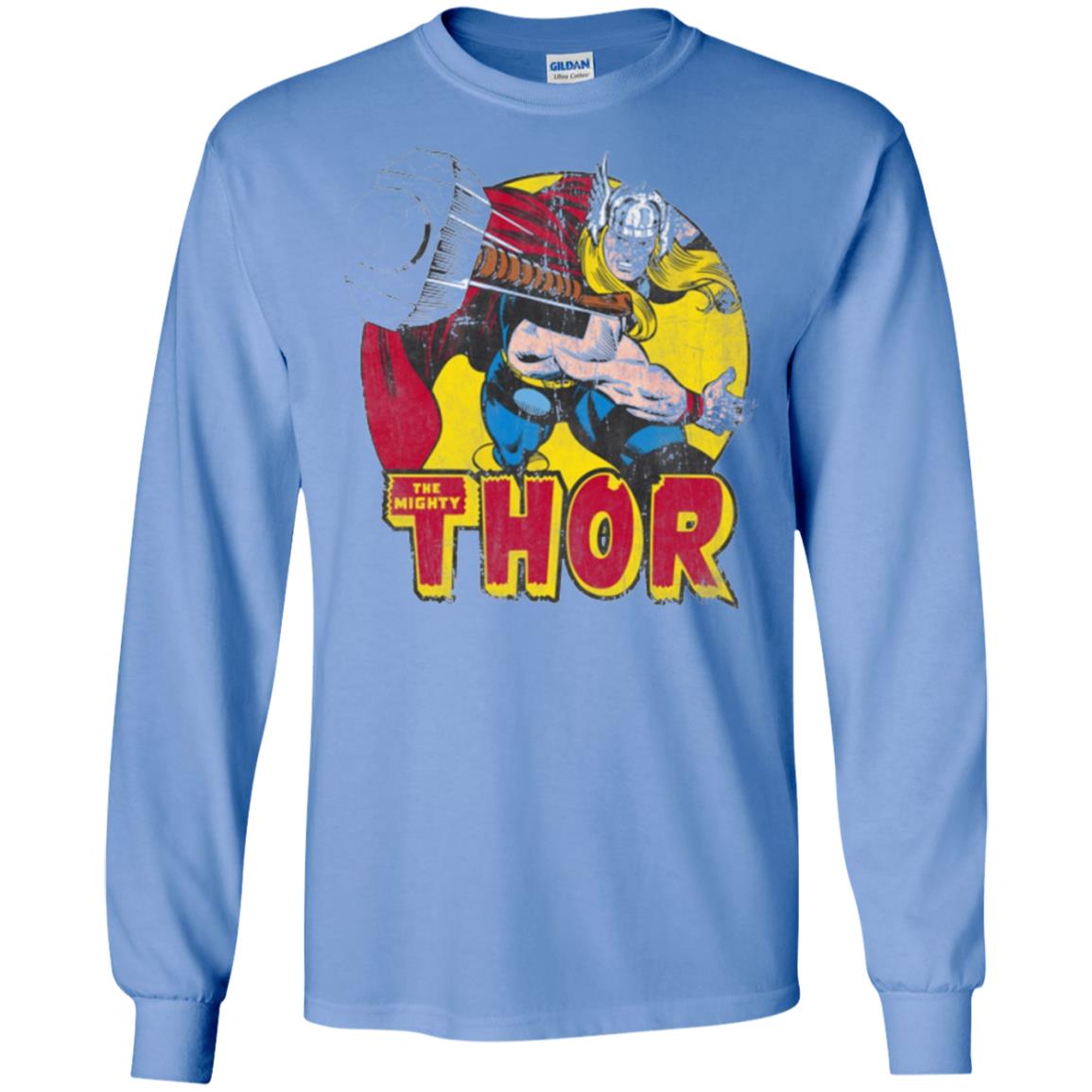Comic Marvel T-shirt The Mighty Thor Carolina Blue