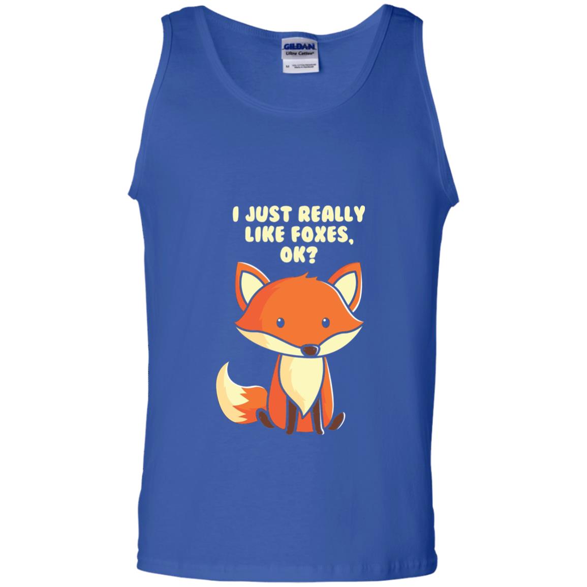 Funny Fox T-shirt I Just Really Like Foxes Ok Royal