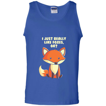Funny Fox T-shirt I Just Really Like Foxes Ok Royal