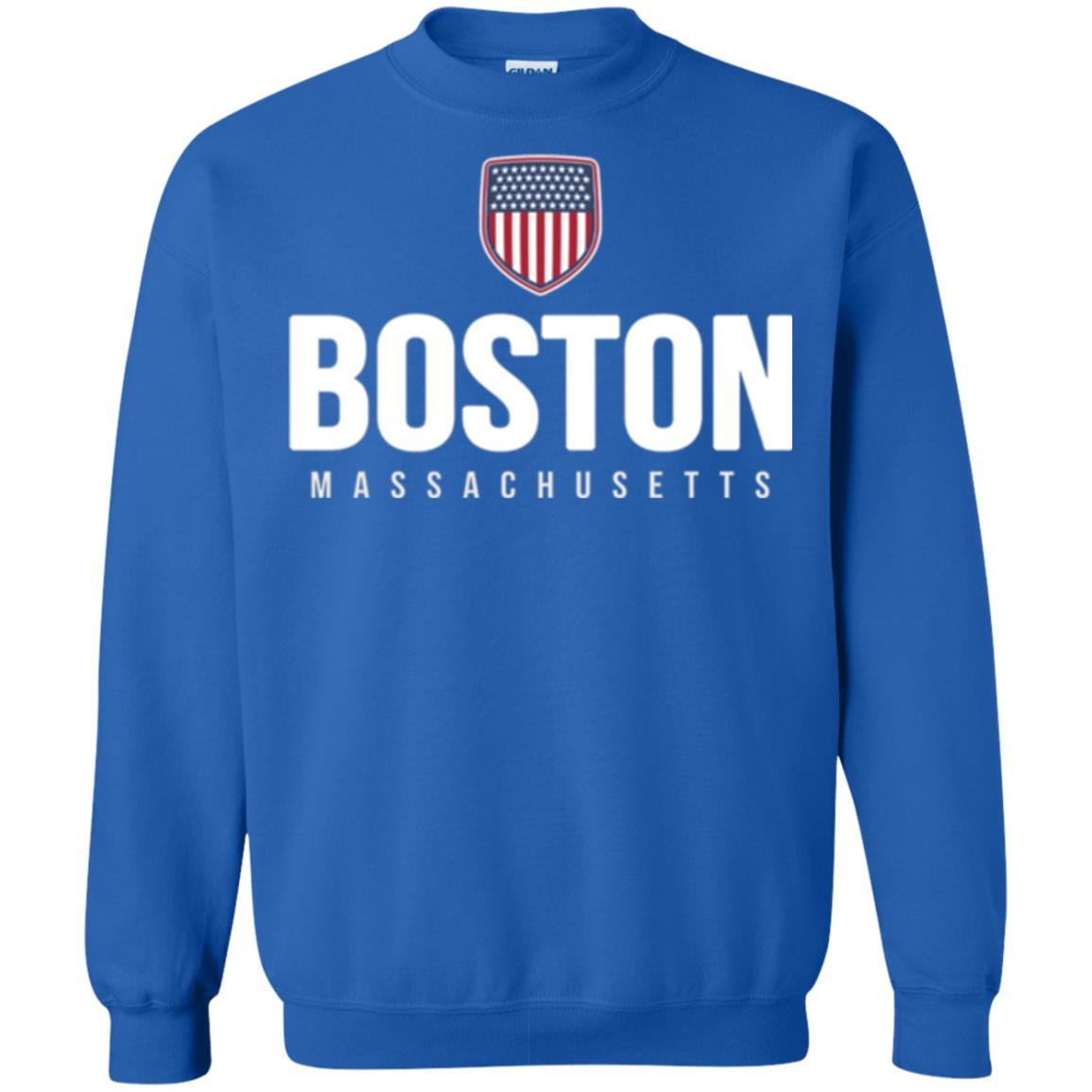 Boston Massachusetts T-shirt Royal