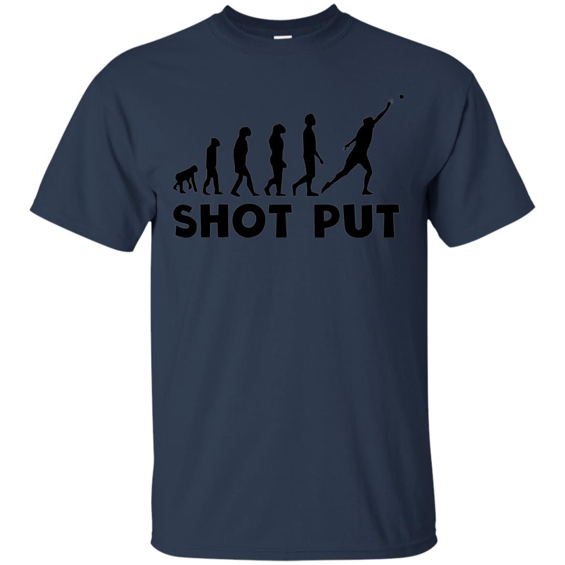 Funny Shot Put Evolution T-shirt Navy