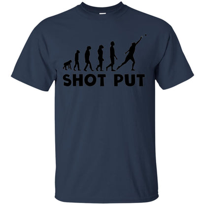 Funny Shot Put Evolution T-shirt Navy