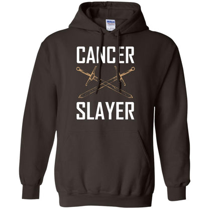 Cancer Slayer Cancer Survivor Shirt Dark Chocolate