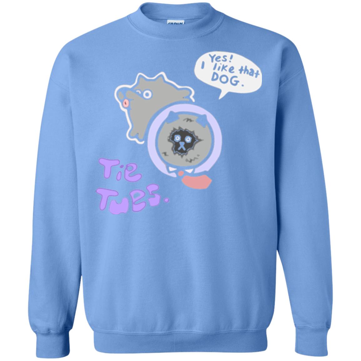 Yes I Like That Dog Tietuesday Dog Lover T-shirt Carolina Blue