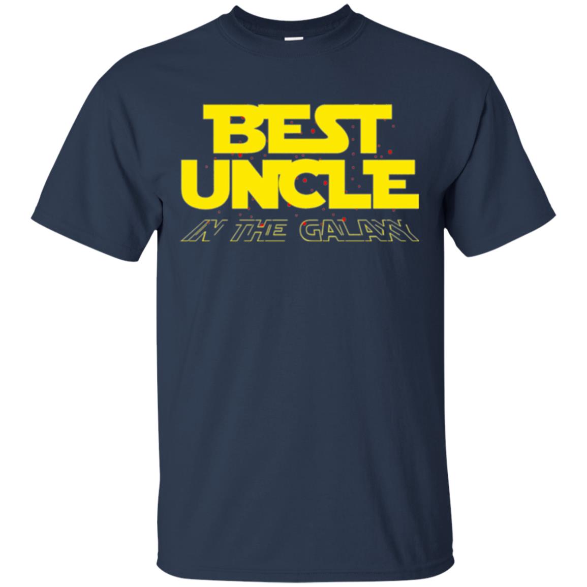 Uncle T-shirt Best Uncle In The Galaxy Navy