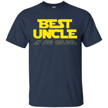 Uncle T-shirt Best Uncle In The Galaxy Navy