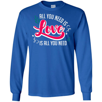 All You Need Is Love T-shirt Royal