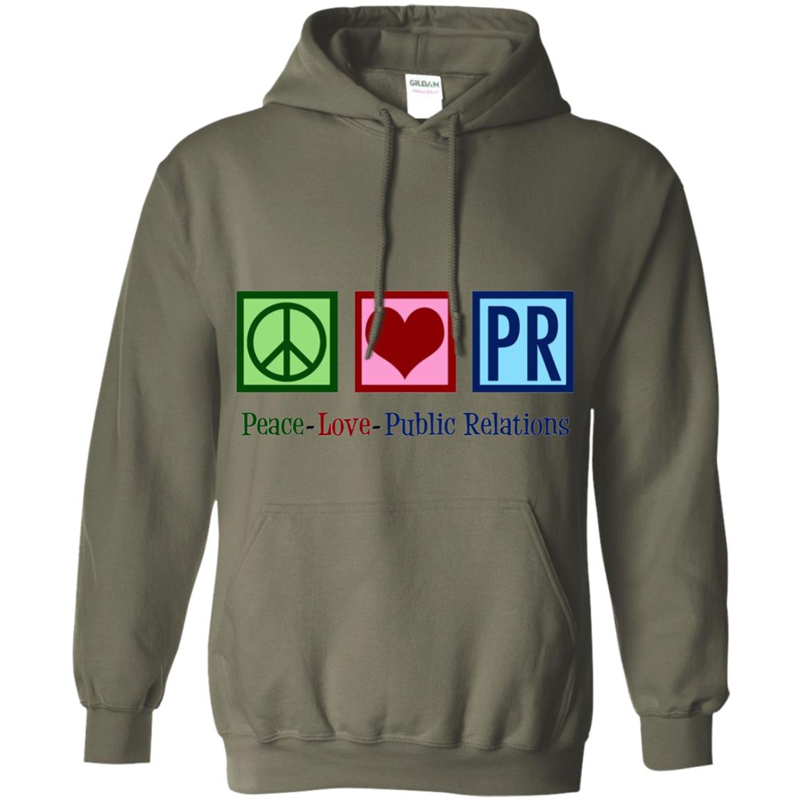 Cool Pr Public Relations T-shirt Military Green
