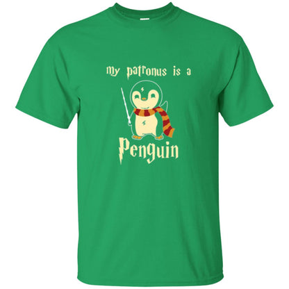 Penguin Lovers T-shirt My Patronus Is A Penguin Hot Irish Green