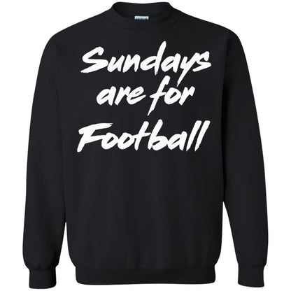 Football Lover T-shirt Sundays Are For Football Black