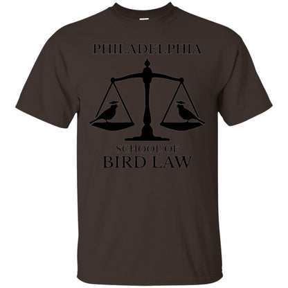 Lawyers T-shirt Philadelphia School Of Bird Law Dark Chocolate