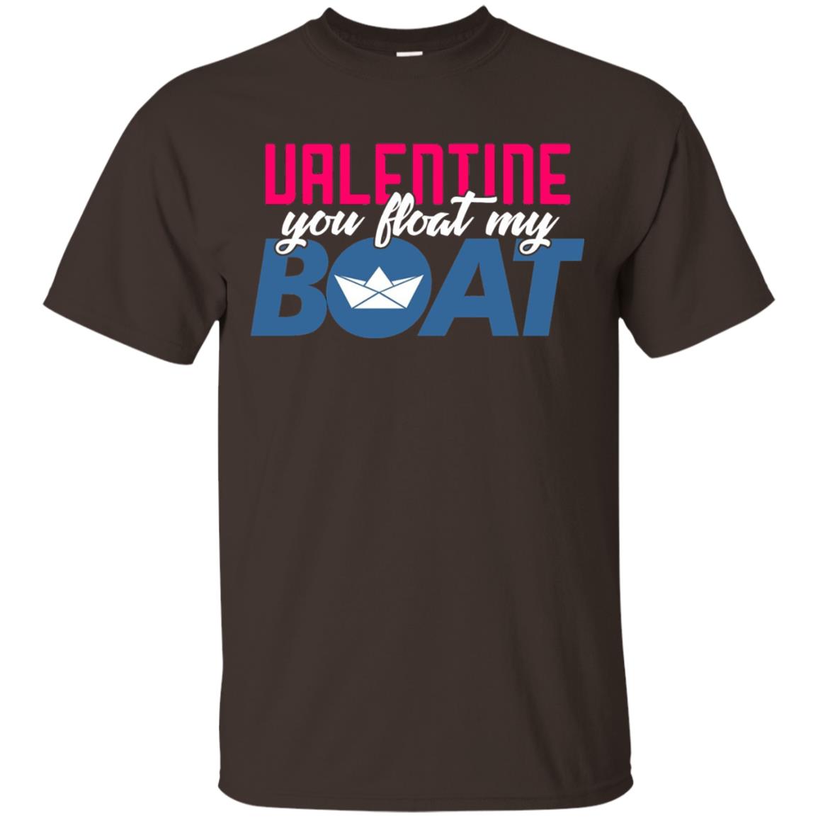 Love Day Couple T-shirt Valentine You Float My Boat Dark Chocolate