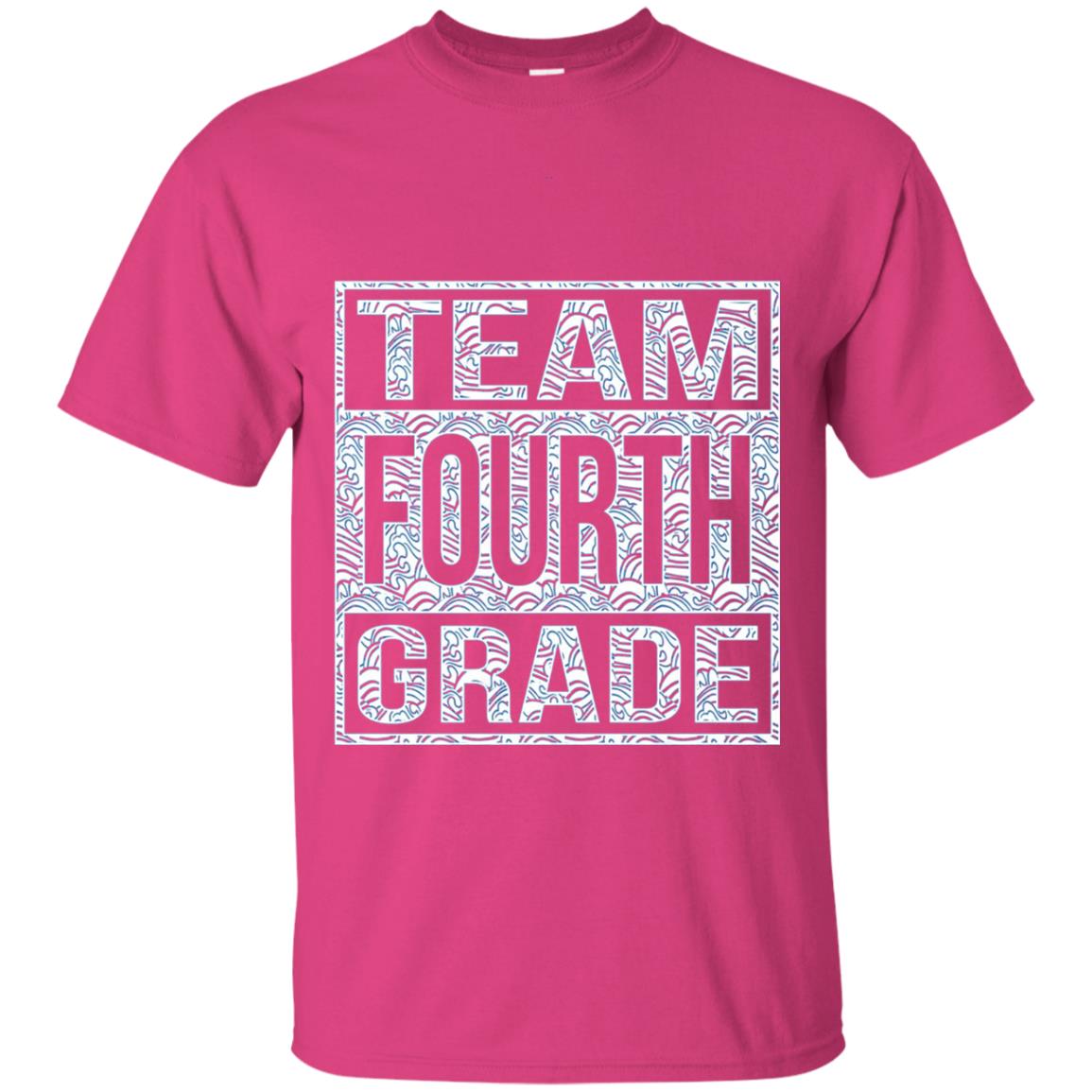 Team 4th Grade Shirt Heliconia