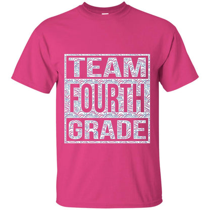 Team 4th Grade Shirt Heliconia