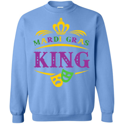 Mardi Gras King Gift T-shirt Carolina Blue