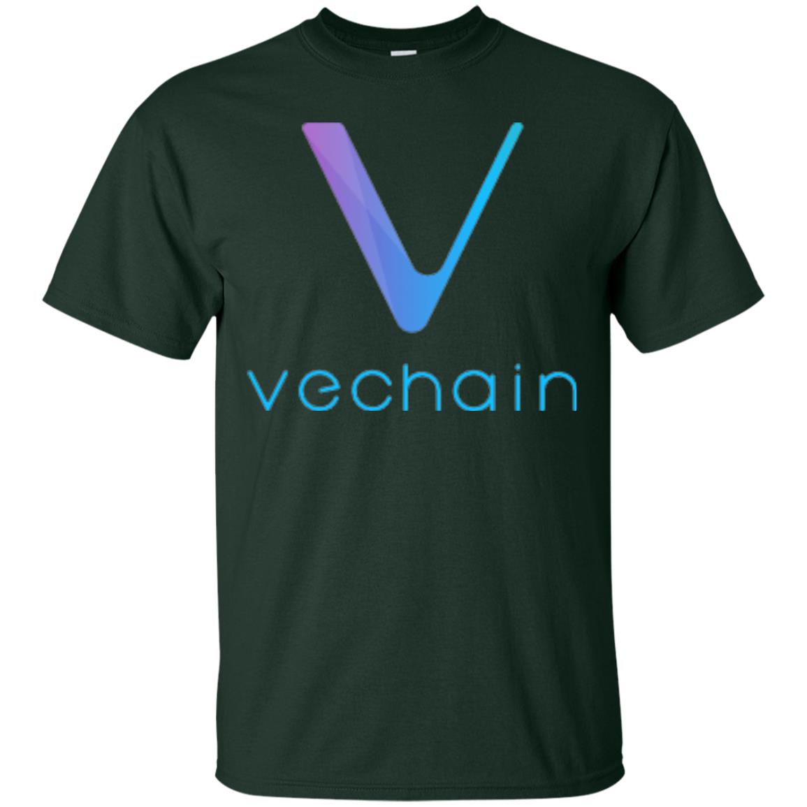 Vechain Ven Cryptocurrency Blockchain T-shirt Forest Green