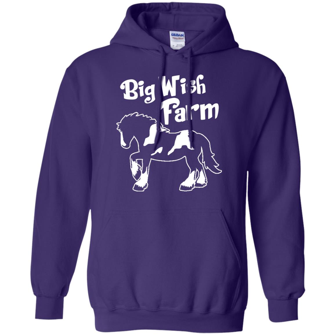 Big Wish Farm Horse Shirt Purple