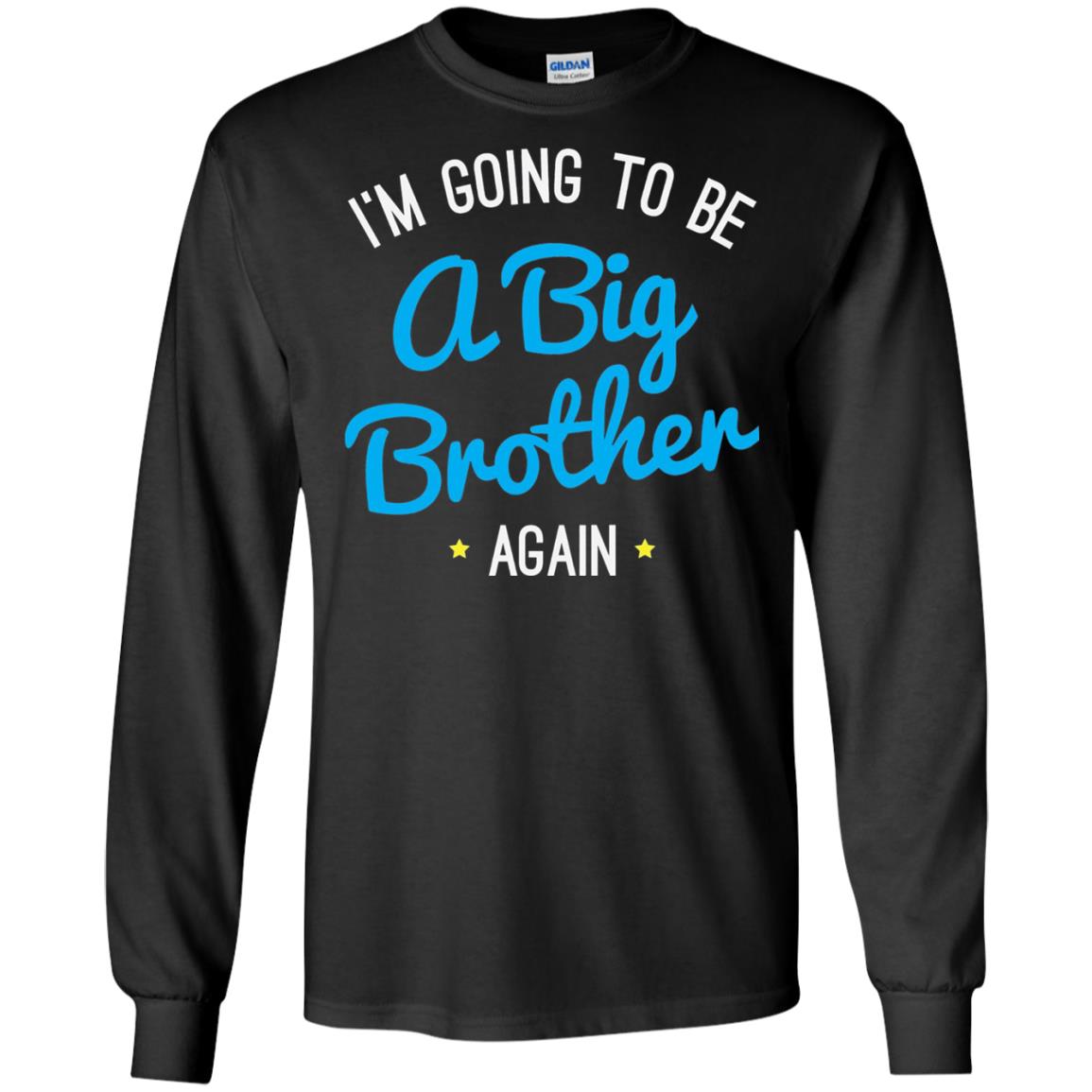 Big Brother Again T-shirt Happy New Baby Black