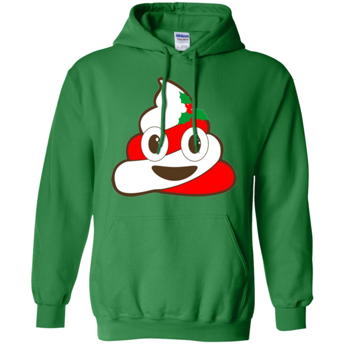 Christmas T-shirt Funny Poop Emojis Irish Green